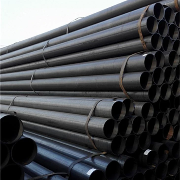 Black Seamless Steel Pipes And Tube With Beveled Ends Tube
